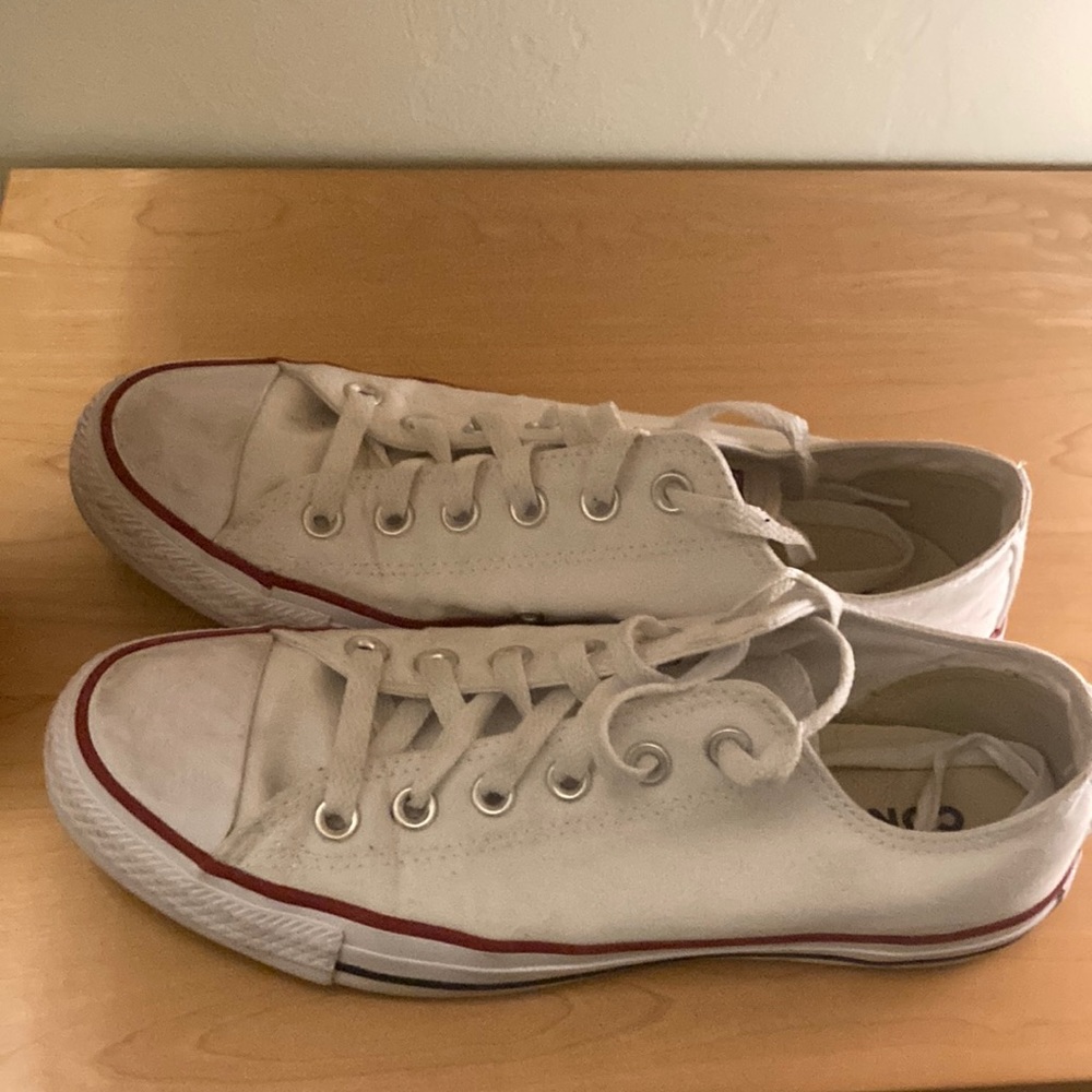 Chuck Taylor All Star Madison Converse, low top, white, size 8.5.
